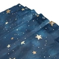 thumbnail image 3 of Gold Stars Shower Curtains with 12 Hooks Waterproof Bathroom Decor 66" x 72", 3 of 6