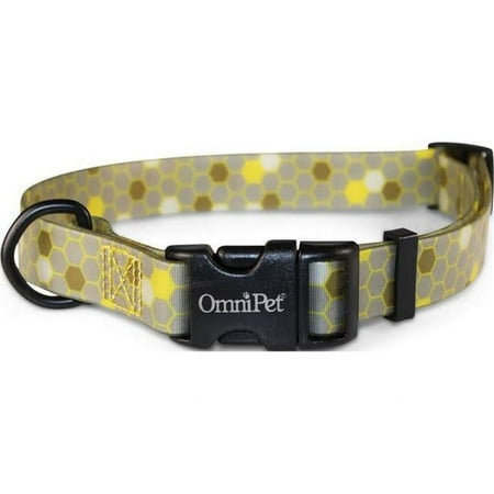 UPC: 0024764263105 | Leather Brothers 19203-05 0.75 x 14 x 20 in. Attitudz Honey Comb Biothane Dog Collar