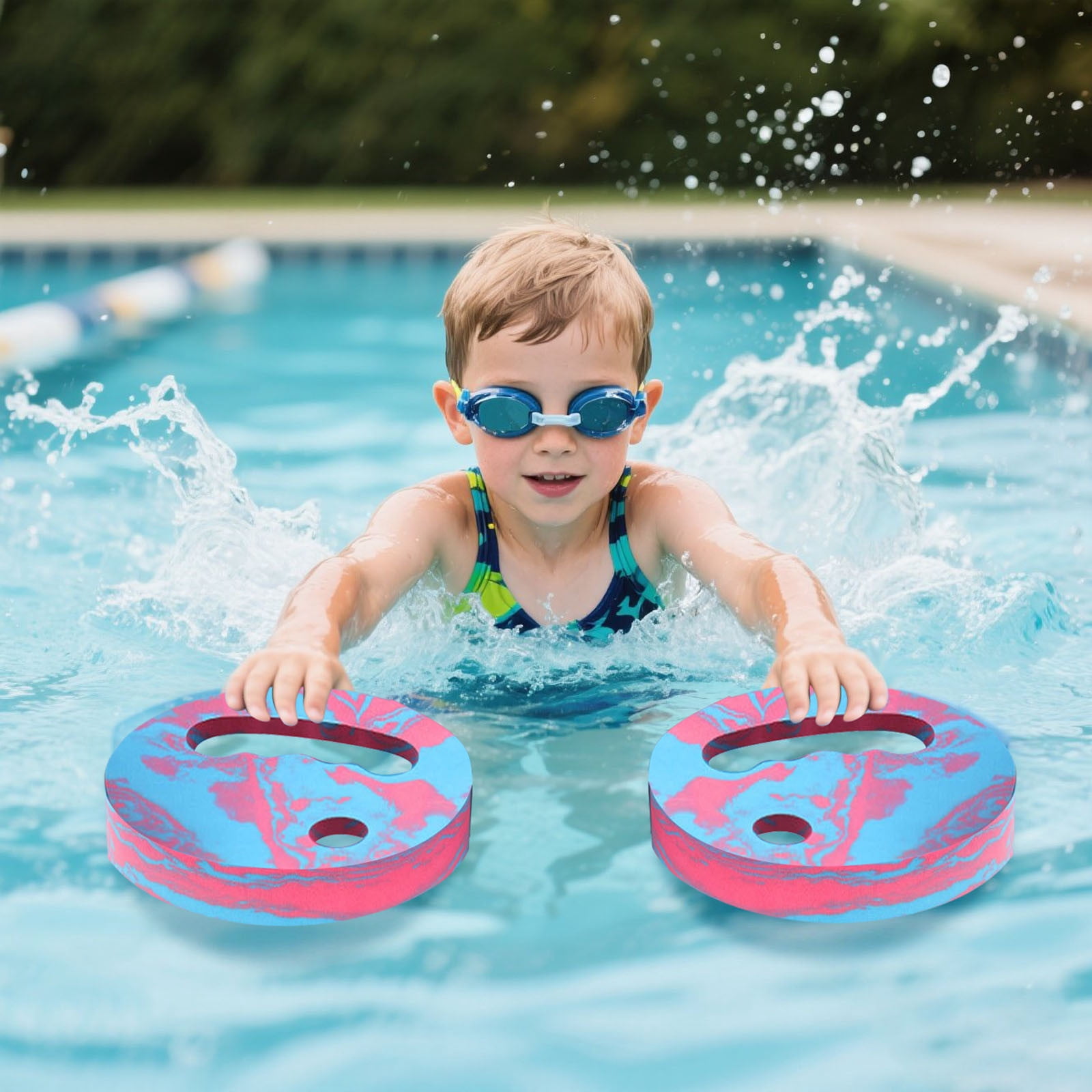 Planche De Natation Pour Enfant – Flotteur EVA 40x32cm, Ergonomique Et Sécurisé Pour Apprendre à Nager !
