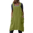 thumbnail image 2 of Women's Casual Pants Apron Pinafore Dress Garden Women Cotton Pinafore Work Women'S Dress,Green Women's Casual Pants XL, 2 of 7