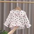 thumbnail image 4 of XIMIN Quick Drying Tops for Teen Girls Toddler Kids Baby Girls Summer Casual Loog Sleeves Blouse Doll Collar Shirt Stretch Shirt for Teen Girls, 4 of 4