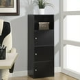 thumbnail image 2 of Pemberly Row 3 Door Cabinet in Black, 2 of 6