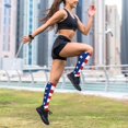 thumbnail image 6 of Pofeuu America Flags3 Print Compression Socks for Women & Men Circulation - Best Support for Nurses,Running,Athletic,Sports, 6 of 7