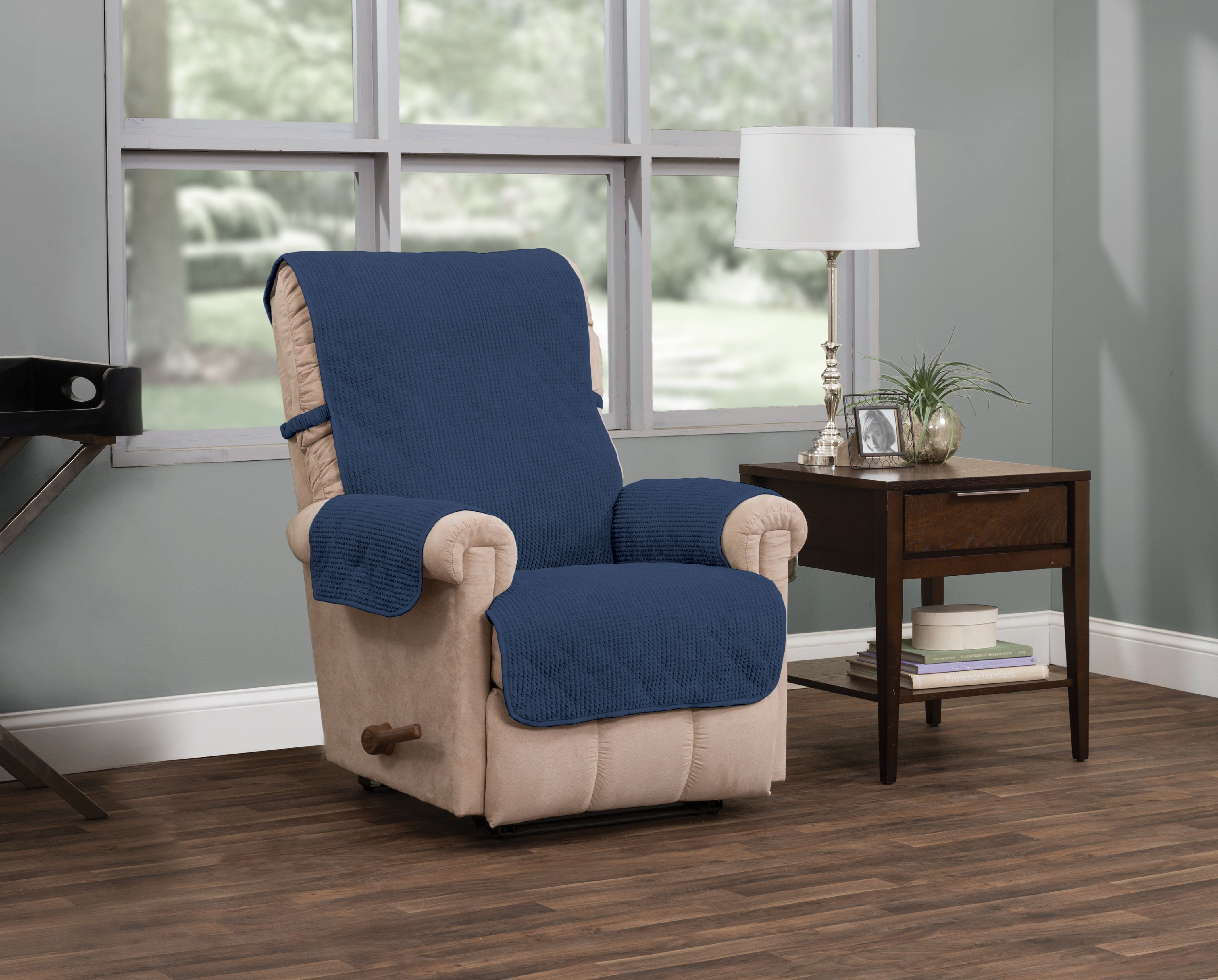 Innovative Textile Solutions 1Piece Ripple Plush Secure Fit Recliner