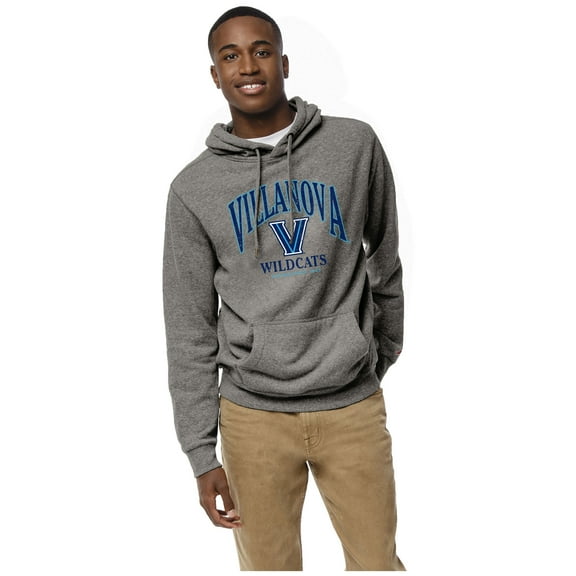 Men's League Collegiate Wear Heather Gray Villanova Wildcats Heritage Tri-Blend Pullover Hoodie