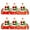 B, variant on Christmas Candles Romantic Dinner Candlelight Christmas Small Candles 2Pcs Christmas Candles Santa Snowman Gift House Candles for Home Party Decoration