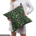 thumbnail image 5 of Tropical Fabric by the Yard, Exotic Pattern of Various Jungle Leaves and Flowers, Decorative Upholstery Fabric for Chairs & Home Accents, Charcoal Grey Salmon by Ambesonne, 5 of 5