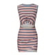 thumbnail image 4 of Mini vestido sin mangas con estampado informal de verano para mujer a la moda Fridja  hj357, 4 of 8