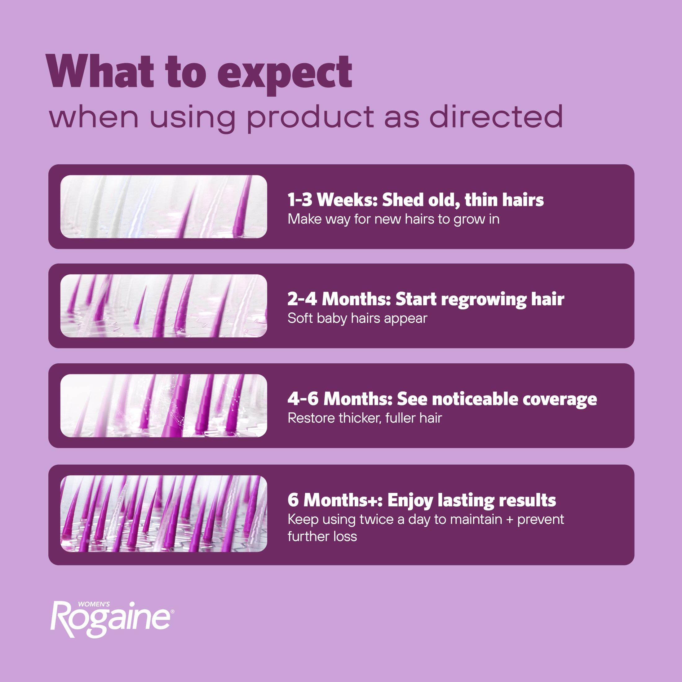 Women's Rogaine Hair Regrowth Foam 4-Month Supply photo 6