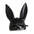 thumbnail image 1 of Máscara de conejito, máscara de conejo de mascarada para mujer para cumpleaños, Pascua, Halloween, accesorio de fiesta, 1 of 5