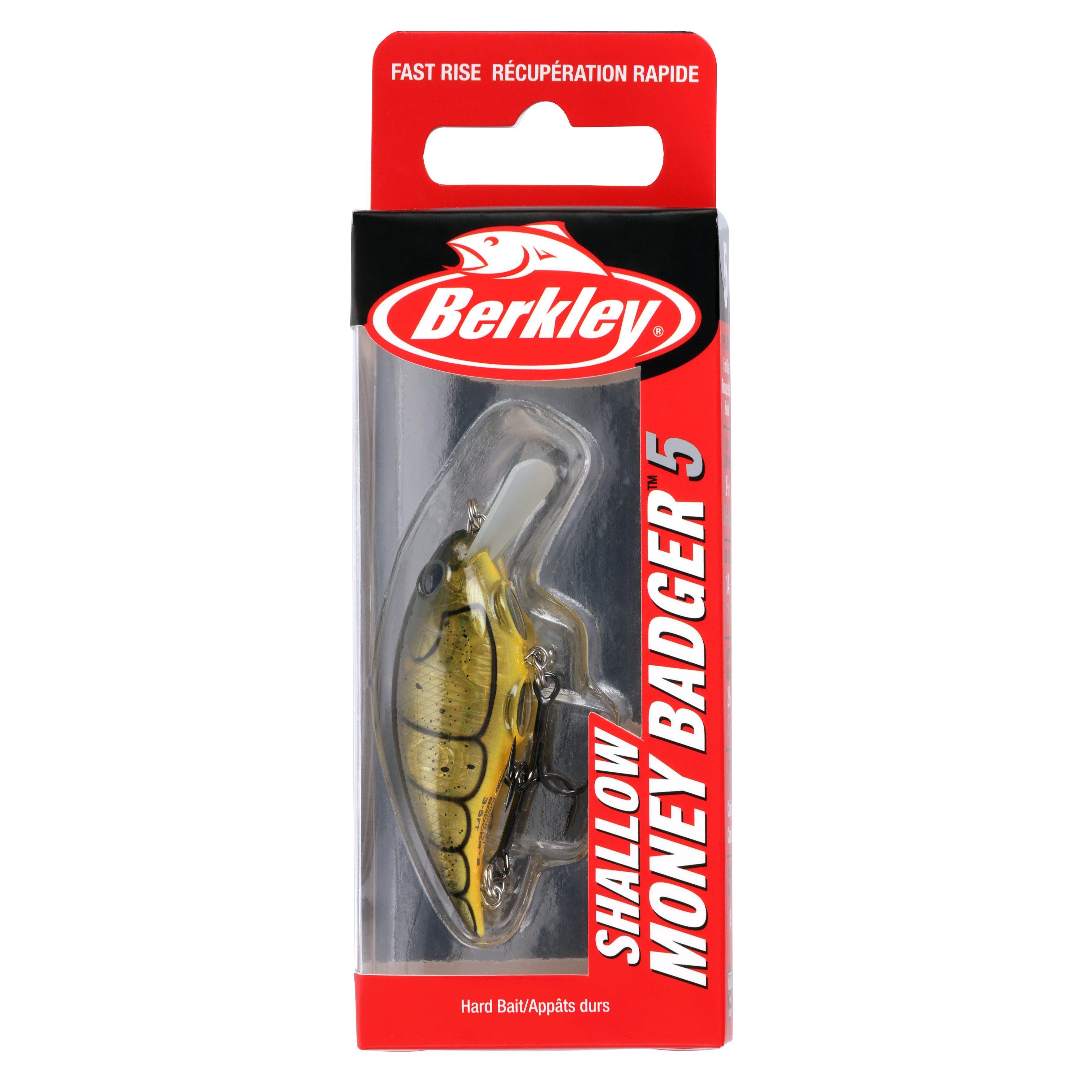 Berkley Shallow Money Badger Fishing Crankbait, 2.5 in, Hybrid Baitfish-Crayfish