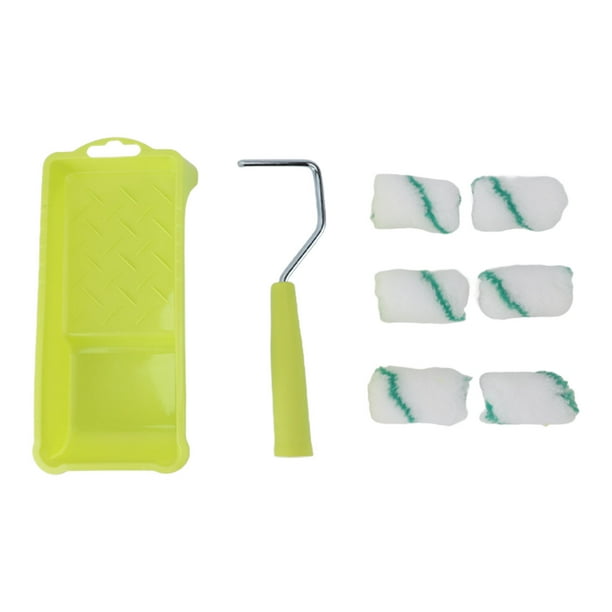 Juego De Rodillos De Pintura Pequeños, Rodillo De Pintura De Rendimiento Estable, Fácil De Teñir, Multiusos, De Larga Duración Para Decoración Del Hogar Para Manualidades