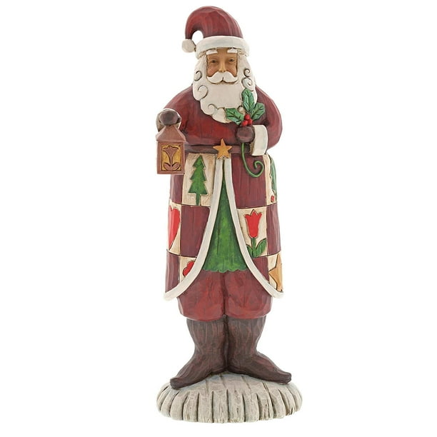 Jim Shore Folklore Santa With Lantern Christmas Figurine 6001442 - Walmart.com - Walmart.com