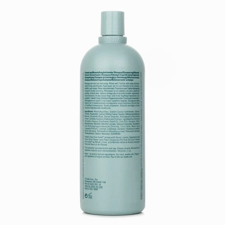 Aveda Scalp Solutions Balancing Shampoo, Free Pump, 33.8 fl oz