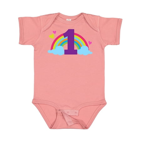 

Inktastic 1st Birthday Rainbow Gift Baby Girl Bodysuit