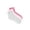 Lettuce Pink, variant on Wonder Nation Girls' Textured Lettuce Edge Ankle Socks, 3-Pack, Sizes S-L