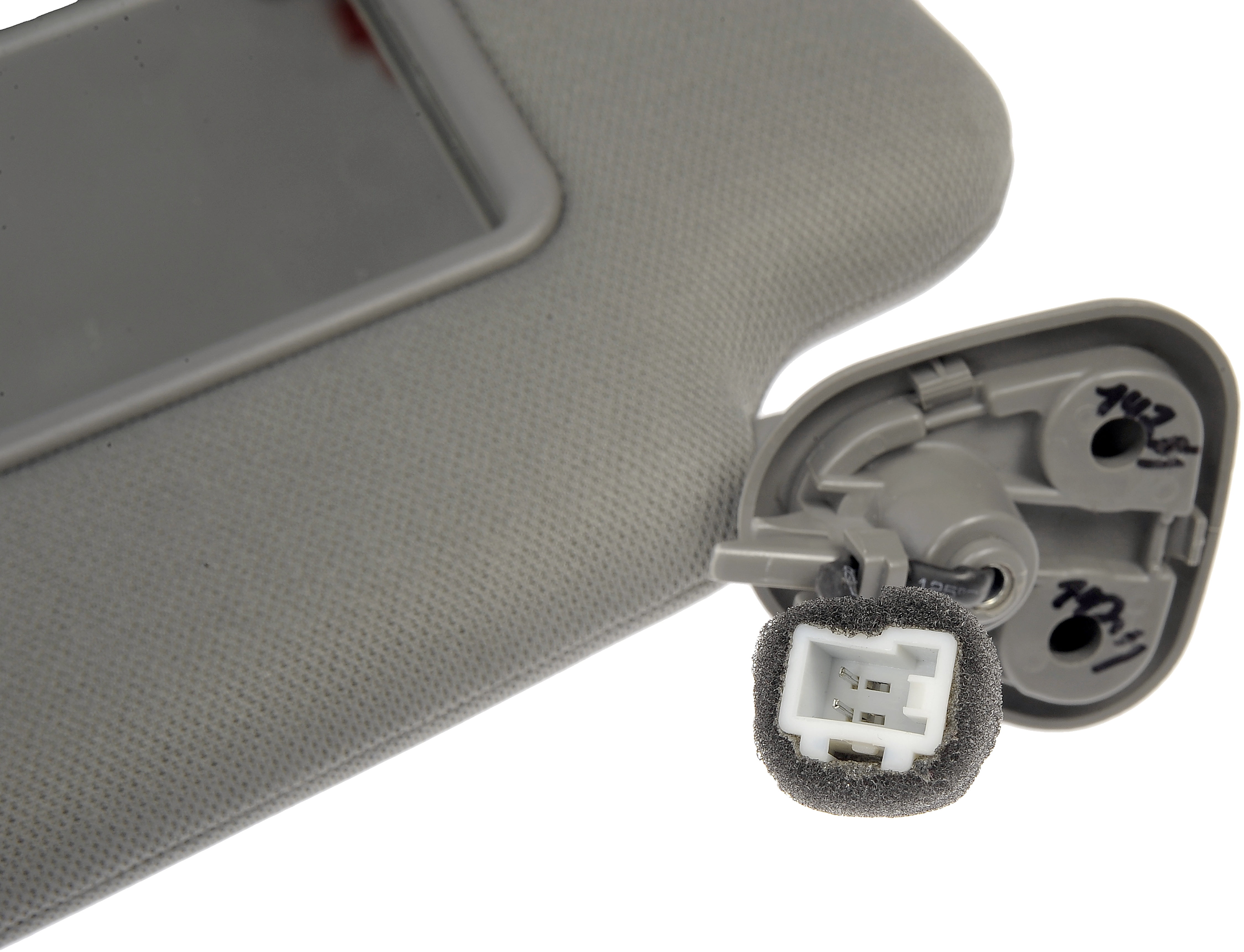 Dorman 74211 Driver Side Sun Visor Assembly for Specific Hyundai Models, Atlas Gray