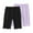 Black, variant on Girls Bike Shorts 2 PCS Plain Cartwheel Shorts Girl Biker Bermuda Under Kids Clothes Toddler Pants