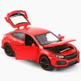 thumbnail image 5 of Alloy+ABS+Rubber 1:32 Model Car Diecast Sound & Light Gift for Honda Civic Type R, 5 of 5
