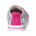 thumbnail image 4 of Wonder Nation Little Girl & Big Girl Canvas Bump Toe Sneakers, 4 of 6