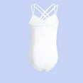 thumbnail image 4 of Ballet Leotards for Teens Classic Spaghetti Strap Girls White Dance Leotard Kids Ballet Outfit Leotards for Girls 6-7 Years, 4 of 8