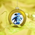 thumbnail image 6 of Shadow Milk Cookie Christmas Balls Ornaments Decoration Xmas Tree Hanging Ornament Pendant for Home Indoor Holiday Party Decor 4PCS, 6 of 7