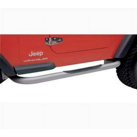 Smittybilt 1987-1995 Fits Jeep Wrangler YJ Sure Steps 3" Side Bar Stainless Steel JN44-S2S