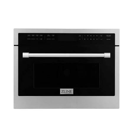 ZLINE MWO-24 Stainless Steel Built In Convection Microwave Oven, Silver