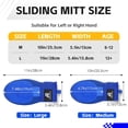 thumbnail image 2 of Sliding Mitt, Baseball Softball Sliding Glove for Adult, Universal Right or Left Hand Baseball Sliding Mitts, Elastic Adjustable Wrist Compression Strap, Blue, 2 of 8