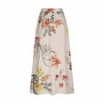thumbnail image 5 of WXLWZYWL Maxi Skirts for Women Ankle Length Skirt Casual Long Skirt High Waisted Maxi Skirt Reg and Plus Size Skirt Long Skirt with Pockets, 5 of 5