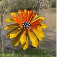thumbnail image 5 of Outdoor Flower Garden Stake, 12" Outdoor Waterproof Metal Art Stick Flowers,Garden Decor for Women Mom Grandma Halloween Hanging Metal Stakes for Garden,Lawn,Patio (Random Colors), 5 of 9
