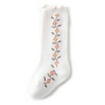 thumbnail image 2 of 5 pares de calcetines de algodón hasta la rodilla para bebés, niñas, niños, recién nacidos, calcetines largos, calcetines con volantes, calcetines suaves y transpirables hasta la rodilla, 2 of 5