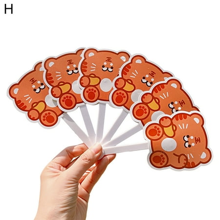 

SUZY Folding Fan Comfortable Grip High Durability Great Lovely Cartoon Collapsible Fan Birthday Gift