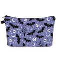 thumbnail image 1 of Grande Trousse Cosmétique de Voyage à Imprimé d'Halloween - Étui de Maquillage Portable avec Étui Rigide et Multiples Compartiments, 1 of 5