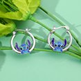 thumbnail image 3 of Disney-pendientes de Lilo & Stitch de Anime para niña, colgante de oreja de Metal, tachuelas delicadas para mujer, regalo de joyería, 3 of 5