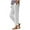 White, variant on Mgmyaa Womens Casual Pants Elastic Waist Straight Leg Lounge Pants Summer Ruffle Trouser with Pockets