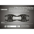 thumbnail image 4 of mmirethe 2x Genouillères de Moto K01-3 pour Motocross Course Réfléchissante Noir, 4 of 9