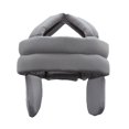 thumbnail image 1 of Sombrero protector para ancianos, gorro de protección contra caídas, anticolisión con protectores auditivos, gorro de protección para la cabeza para mujer y hombre. Gris, 1 of 9