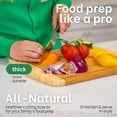 thumbnail image 4 of Greener Chef Small Bamboo Cutting Board -12 x 9" Wood Cutting Board, 4 of 6