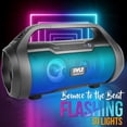 thumbnail image 4 of Pyle PBMWP185 500 Watt Portable Bluetooth Wireless BoomBox Speaker, 4 of 8