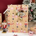 thumbnail image 2 of Christmas Wrapping Paper, Kraft Nutcracker, Ballet Design Gift Wrapping Paper Suitable for Christmas, Mini Roll (17 Inch X 32.8 Feet), 2 of 13