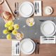 thumbnail image 3 of 2025 Table Runner Oil-proof Fadeless Tear Resistant Anti-deform Square Silver Sequin Mirror Disco Table M, 3 of 5