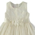 thumbnail image 3 of Bonnie Jean Girls 2T-4T Embroidered Scallop Dress, 3 of 4
