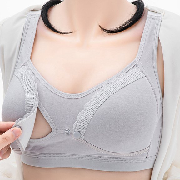 Herrnalise Nursing Bra Wireless Bra Women's Sleeping Maternity Bra Breastfeeding Bra