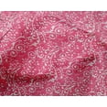 thumbnail image 4 of oneOone Silk Tabby Fabric Leaves & Floral Block Decor Fabric Printed BTY 42 Inch Wide, 4 of 4