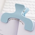 thumbnail image 5 of Clearance Sale! 1PC Transparent Book Page Holder, Book Opener Clip for Hands-Free Reading, Plastic, for Home & Office, (12x7x4cm, Green), 5 of 9