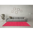 thumbnail image 3 of Ahgly Company Indoor Square Abstract Pink Contemporary Area Rugs, 5' Square, 3 of 4