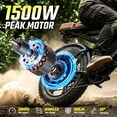 thumbnail image 3 of Electric Bike for Adults, 20"x4.0 Fat Tire E Mountain Bicycle (Age 16+), Peak 1500W Motor 48V 15Ah Removable Battery 7-Speed E-Bike UL2849, 3 of 10
