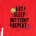 thumbnail image 3 of Big Hero 6 - Eat Sleep Bot Fight - Youth Long Sleeve Graphic T-Shirt, 3 of 5