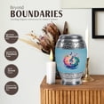 thumbnail image 3 of JAGASY Music Combo Urn for Families - Funeral Blue Urns for Human Ashes Male - 3 Inch Mini Cremation Urn for Female - 10 Inch Blue Large Urns for Tribute - (1 Large, 4 Tiny), 3 of 7
